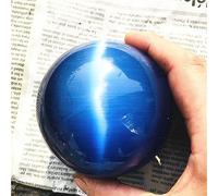 FQHIDMOMX Quartz Blue Cat Eye Crystal Ball Orbs Ornaments (Size : 4cm)