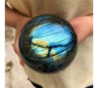 FQHIDMOMX Rainbow Feldspar Sphere Quartz Crystal Ball Stone Ornaments (Size : 1500g)