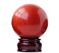 FQHIDMOMX Red Jasper Crystal Ball Ornaments Raw Stone Polished Seven Star Array Home Decoration,Dia.1.2in
