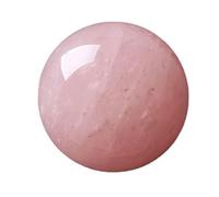 FQHIDMOMX Rose Quartz Crystal Sphere Ball Stone Gemstone Sculpture Figurine for Home Decorative Divination or Feng Shui and Fortune,25-30mm
