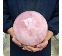 FQHIDMOMX Rose Quartz Sphere Crystal Ball Ornaments (Size : 110-120mm)