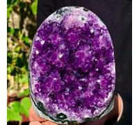 FQHIDMOMX Stone 600-750g Amethyst Cave Quartz Cluster Crystal