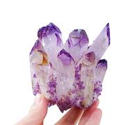 FQHIDMOMX Stone Amethyst Cluster Gemstone Purple Crystal Specimens Home Decoration Ornaments (Size : 600-700g)