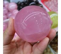 FQHIDMOMX Stone Rose Quartz Crystal Ball Home Decor Gift(51-60mm)