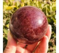 FQHIDMOMX Stone Strawberry Quartz Crystal Ball Gift(4.5-5cm)