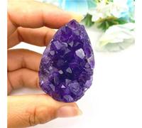 FQHIDMOMX Stone Uruguay Amethyst Cluster Egg Crystal Decorations