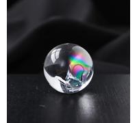FQHIDMOMX Stone White Crystal Burst Colorful Rainbow Ball Transfer Decorative Gemstone Ball(2pc25mm-28mm)