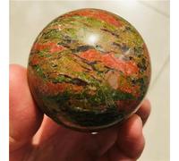 FQHIDMOMX The Green Stone Quartz Crystal Ball Home Decoration Cutting and polishing 1pc Ornaments (Size : 4cm)