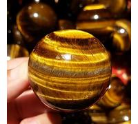 FQHIDMOMX Tiger Eye Quartz Crystal Ball Ornaments (Size : 4cm)