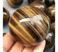FQHIDMOMX Tiger s Eye Quartz Crystal Sphere Ball Crystals Stones Witchcraft Crafts Home Decoration Ornaments (Size : 2-3cm)