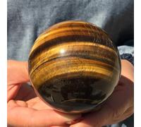 FQHIDMOMX Tiger's Eye Stone Quartz Sphere Crystal Ball Rock Ornaments (Size : 25-30MM)