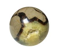 FQHIDMOMX Turtle Back Stone Sphere Sculpture - Polished Crystal Ball for Home Office Desk Decor, Collection and,60~70mm