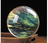 FQHIDMOMX White Crystal Ball Smelting Stone Raw Home Feng Shui Polished Gift,18cm