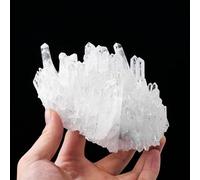 FQHIDMOMX White Crystal Cluster, Quartz Druzy Geode Stone, Rock Collection Gemstone Home Decor,700~800g