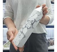 FQHIDMOMX White Pine Stone Column Crystal Home Office Decoration Crafts Gifts Ornaments (Size : 900-1000g)