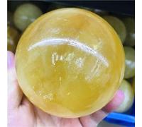 FQHIDMOMX Yellow Calcite Crystal Ball Ornaments (Size : About 70mm)