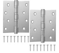 FQJYXWEWL 2-Pack 4"x4" Stainless Steel Ball Bearing Door Hinges 2Pcs