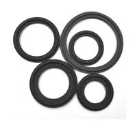 FQJYXWEWL Hardware Fittings - 5 piezas de 10 juntas de anillo FKM OD25,2 mm, OD50,5 mm, OD64 mm, sello mecánico sanitario de grado alimenticio de tres clips (10 unidades, 204 mm-217 mm)