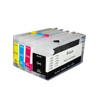 FQkBEX El Cartucho de Tinta 711 Recargable sin Chips Compatible con 950 951 952 953 954 955 Impresoras Funciona con 7740 8210 8700 8710 8600 8100 T520 T120 Modelos