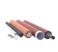 FQkBEX Fusor Fuser Fuse Foam Roller Presión Roller Kit de rodamiento de rodamiento de rodamiento de Rodillos para C654 C754 C554 A2X0R71011 Modelos(One Set Kit)