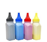 FQkBEX Recarga de Botella de tóner con 1 Juego de Chips de tóner Compatible con Phaser 6020 6022 Workcentre 6025 6027(4 Color Toner)