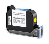 FQkBEX Verde Azul Amarillo Blanco Rojo Blanco del Cartucho de Tinta de la Impresora de Chorro de Tinta de 12.7m m Compatible con VIP(Yellow)