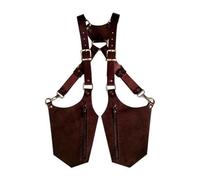 FQLGJMY Bolso de doble hombro, funda táctica ajustable para el bajo brazo para hombres, billetera de cuero oculta bajo el brazo, funda portador antirrobo