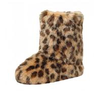 FQLGJMY Botas de nieve de piel falsa peluda zapatos peludos de invierno fuzzy de las mujeres gamuza pieles cálidas forradas medias de ternera/longitud de rodilla cómodas botas de moda de tacón plano