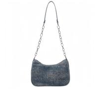 FQLGJMY Mujeres bolsos de hombro con estrella Houndstooth cuadros patrón borsela lindo Y2k bolso denim estrellas Kawaii Crossbody bolso