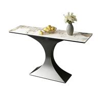 FQMYLTYN Consolas para La Entrada, Mesa Moderna para Colocar Detrás del Sofá, Mueble Auxiliar para el Vestíbulo y La Sala de Estar, Decoración para el Pasillo(Black,100cm/39in)