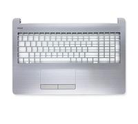 fqparts Carcasa Superior para computadora portátil C Shell & Panel táctil para HP 15-BS 15-bs000 15-bs100 15-bs200 15-bs500 15-bs600 15-bs700 Plata Diseño de tecla de Entrada pequeña