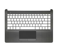 fqparts Carcasa Superior para computadora portátil C Shell & Panel táctil para HP 340S G7 Gris Diseño de tecla de Entrada pequeña