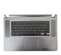 fqparts Carcasa Superior para computadora portátil C Shell & Panel táctil & Teclado para Acer For Chromebook 15 CB3-531 Plata Edición en inglés de EE. UU.