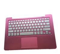 fqparts Carcasa Superior para computadora portátil C Shell & Panel táctil & Teclado para Sony SVF11 SVF11N SVF11N13CXS Rojo Edición en inglés de EE. UU.