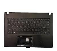 fqparts Carcasa Superior para computadora portátil C Shell & Teclado para Acer For Aspire E5-475 E5-475G Negro Edición en inglés de EE. UU.