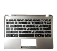 fqparts Carcasa Superior para computadora portátil C Shell & Teclado para Acer For Aspire V5-122P Plata Edición en inglés de EE. UU. ms2377