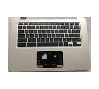 fqparts Carcasa Superior para computadora portátil C Shell & Teclado para HP Chromebook 14-X 14-x000 Plata 834913-001