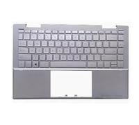 fqparts Funda superior de repuesto para laptop con teclado para HP Pavilion x360 Convertible 14-DY 14-dy0000 14-dy1 14m-dy TPN-W146 plateado