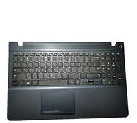 fqparts Replacement Carcasa Superior para computadora portátil C Shell & Panel táctil & Teclado para For Samsung 470R5E Negro Diseño de KR en inglés