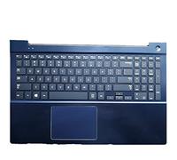 fqparts Replacement Carcasa Superior para computadora portátil C Shell & Panel táctil & Teclado para For Samsung NP770Z5E Azul Edición en inglés de EE. UU.