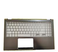 fqparts Replacement Carcasa Superior para computadora portátil C Shell para For ASUS For ZenBook Pro 15 UX535LH UX535LI Gris Diseño de tecla de Entrada pequeña