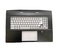 fqparts Replacement Carcasa Superior para computadora portátil C Shell para For MSI For GS77 Stealth 12UH 12UHS 12UGS (MS-17P1) Negro