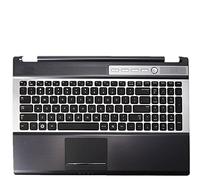 fqparts Replacement Carcasa Superior para computadora portátil C Shell para For Samsung NP-SF510 SF511 Negro