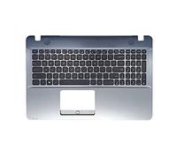 fqparts Replacement Carcasa Superior para computadora portátil C Shell & Teclado para For ASUS D541 D541SA D541SC Plata Edición en inglés de EE. UU. Diseño de tecla de Entrada pequeña
