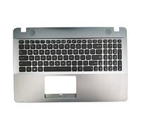 fqparts Replacement Carcasa Superior para computadora portátil C Shell & Teclado para For ASUS F541 F541SA F541SC F541UA F541UV Plata Edición en inglés de EE. UU. Diseño de tecla de Entrada pequeña