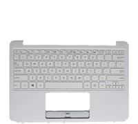 fqparts Replacement Carcasa Superior para computadora portátil C Shell & Teclado para For ASUS For EeeBook F205TA Blanco Edición en inglés de EE. UU.