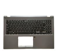 fqparts Replacement Carcasa Superior para computadora portátil C Shell & Teclado para For ASUS For Pro P3540FA P3540FB Gris Edición en inglés de EE. UU.