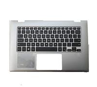fqparts Replacement Carcasa Superior para computadora portátil C Shell & Teclado para For DELL For Inspiron 7348 Plata Edición en inglés de EE.UU
