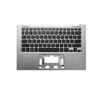 fqparts Replacement Carcasa Superior para computadora portátil C Shell & Teclado para For DELL For Inspiron 3153 Plata Edición en inglés de EE.UU