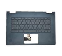 fqparts Replacement Carcasa Superior para computadora portátil C Shell & Teclado para For Lenovo Yoga Chromebook C630 Negro Edición en inglés de EE. UU.